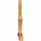 Ekena Millwork Davenport Rough Sawn Timber Gable Bracket, Western Red Cedar, 96"W x 48"H x 4"D x 4"F, 12/12 Pitch GBW096X48X0404DAV00RWR - alternate 2